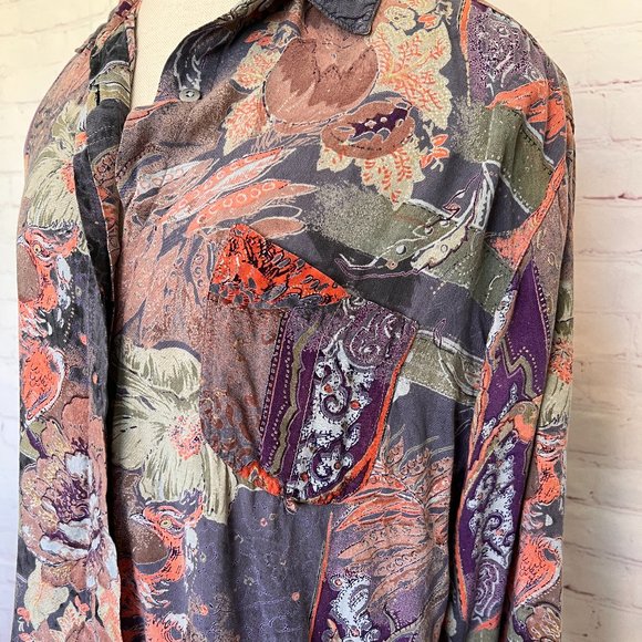 80's Abstract Shirt - Brand Ignite - Unisex - SIze Med/Large - Picture 4 of 10